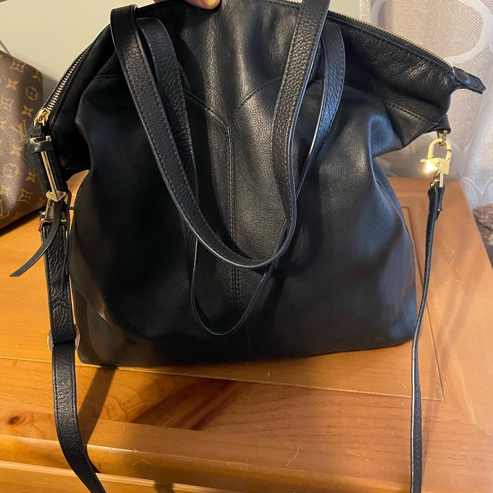 Stella & Dot Leather Kensington Tote